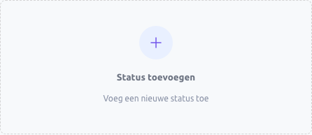 Scherm: de tegel Status toevoegen